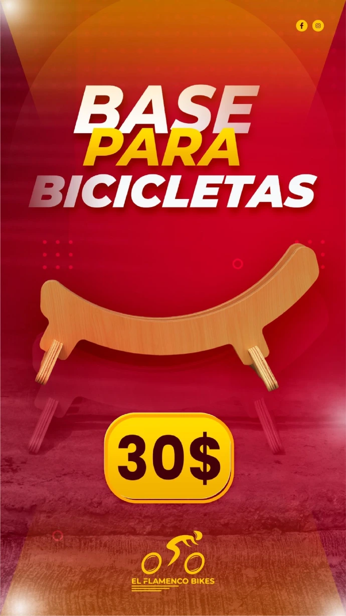 base para bicicletas